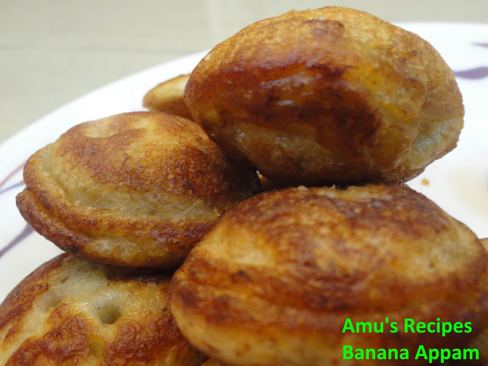 Banana Recipes Indian
 AMU S RECIPES Banana Appam