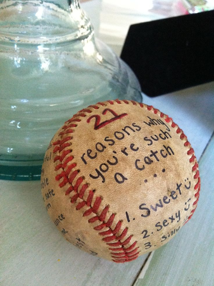 Baseball Gift Ideas For Boyfriend
 53 best Sentimental Gifts For GF images on Pinterest