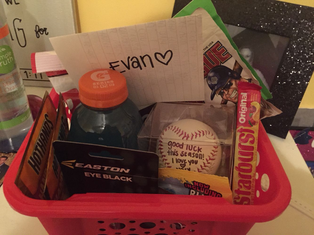 Baseball Gift Ideas For Boyfriend
 Baseball boyfriend t basket