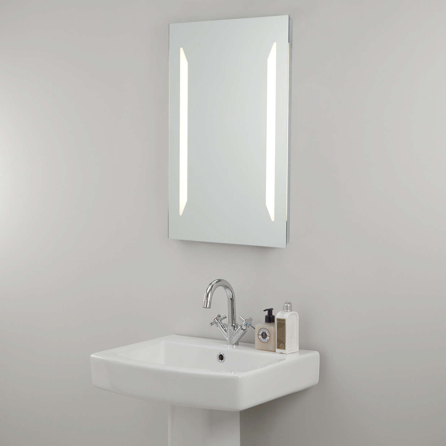 Bathroom Mirrors Online
 John Lewis LED Frost Illuminated Bathroom Mirror at John Lewis