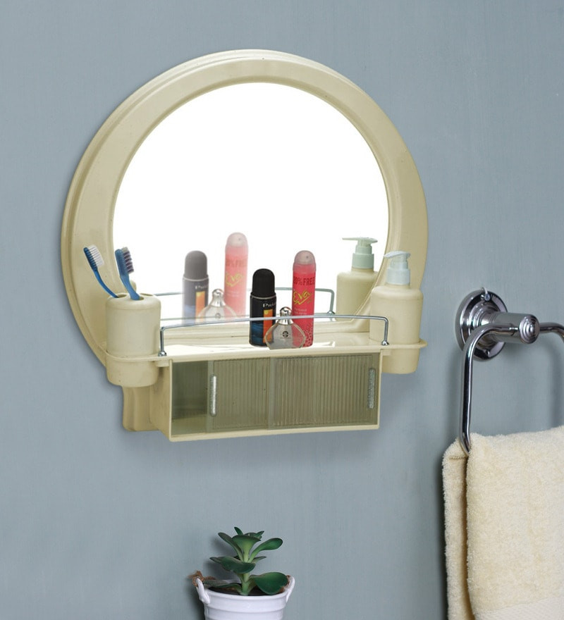 Bathroom Mirrors Online
 Buy Dcor Designer Bathroom Mirror Cabinet Ivory by Cipla