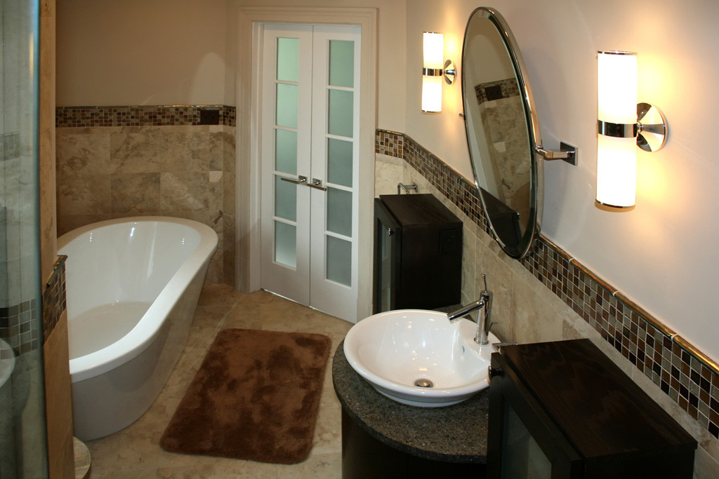 Bathroom Mosaic Tile
 Tile Bathroom Floor And Shower