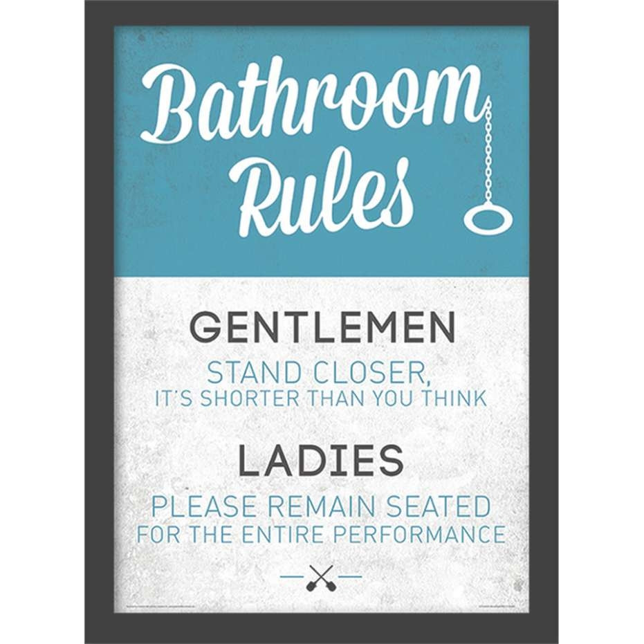 Bathroom Rules Wall Art
 45 of Bathroom Rules Wall Art