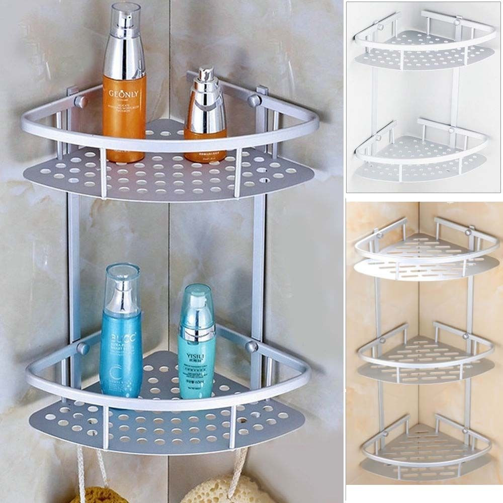 Bathroom Shower Caddy
 Triangular Shower Caddy Shelf Storage Satina Corner