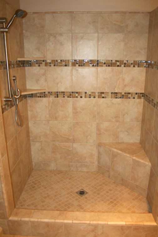 Bathroom Tile Shower Designs
 1000 images about Ideas for the House on Pinterest