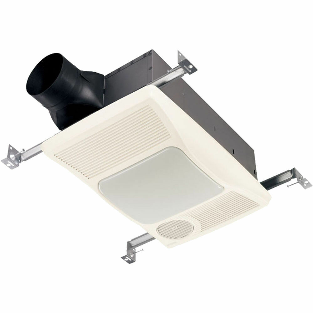 Bathroom Vent Fan With Light
 Broan 100HFL 100 CFM Bathroom Vent Fan with Light and
