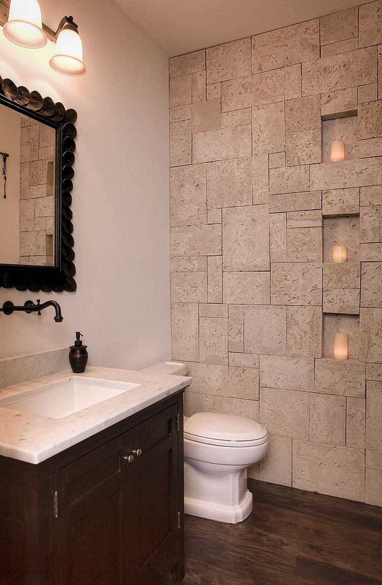 Bathroom Wall Tile Designs
 30 Exquisite and Inspired Bathrooms with Stone Walls