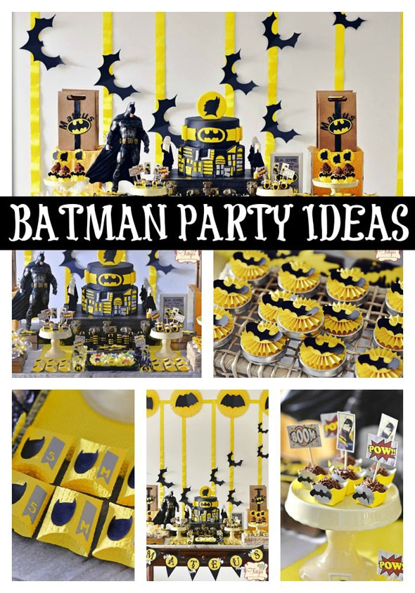 Batman Birthday Party Ideas
 Batman Themed Birthday Party Pretty My Party Party Ideas