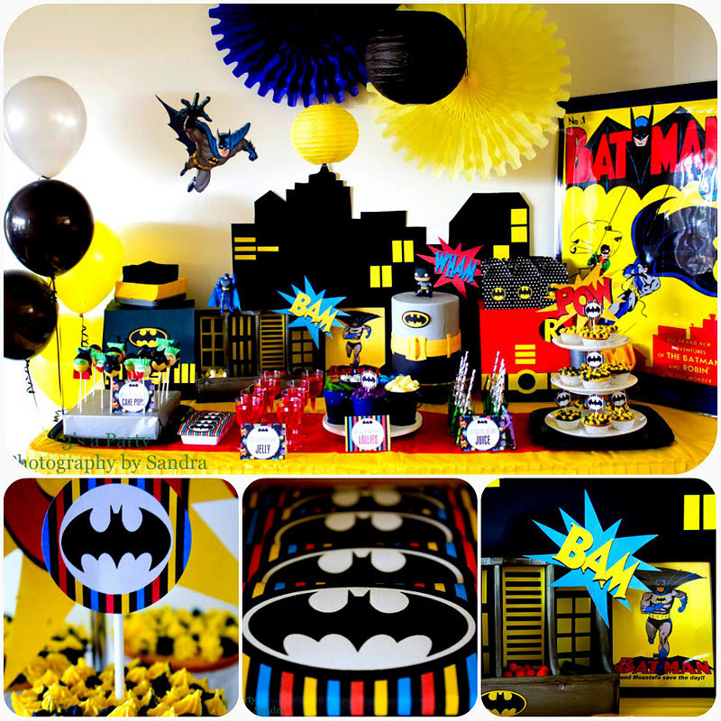 Batman Birthday Party Ideas
 Top That Retro Batman Inspired Dessert Table Top That
