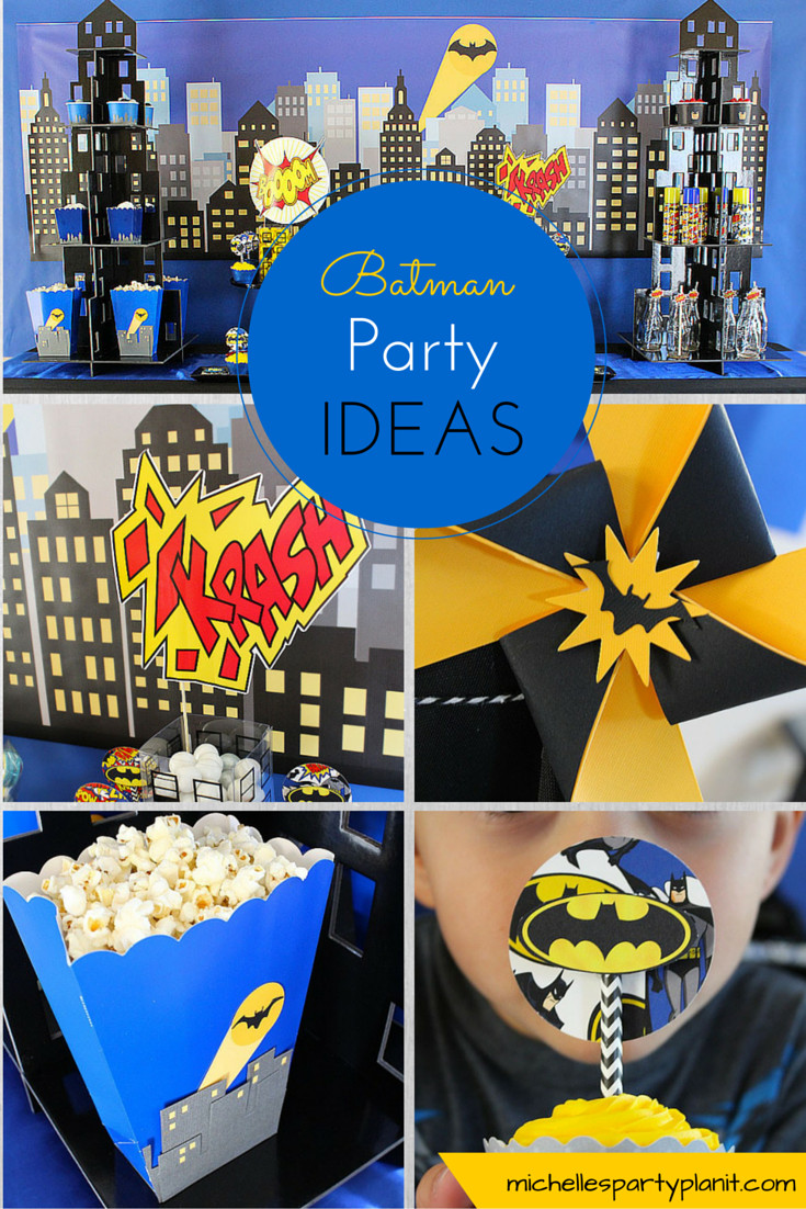 Batman Birthday Party Ideas
 Batman Party Ideas Michelle s Party Plan It