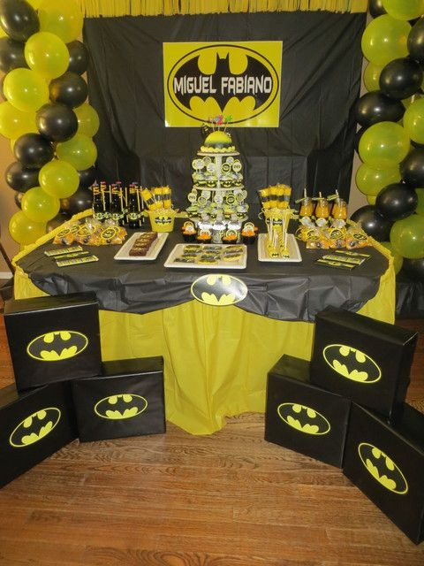 Batman Birthday Party Ideas
 Awesome Batman boy birthday party See more party ideas at
