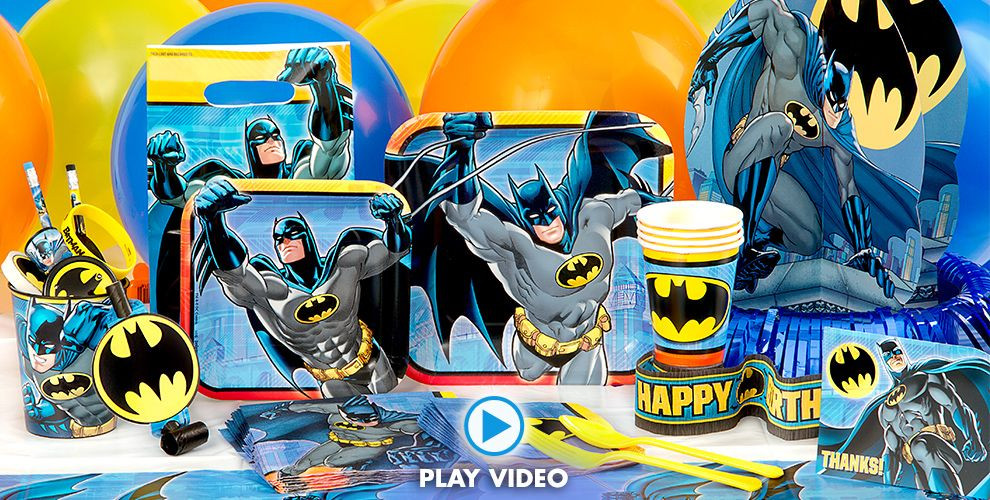 Batman Birthday Party Ideas
 Batman Party Supplies Batman Birthday Ideas