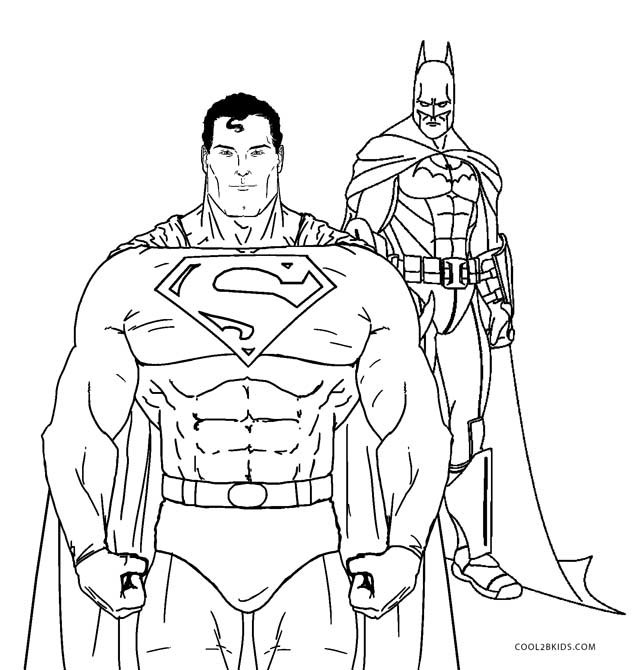 Batman Vs Superman Coloring Pages Printable
 Free Printable Superman Coloring Pages For Kids