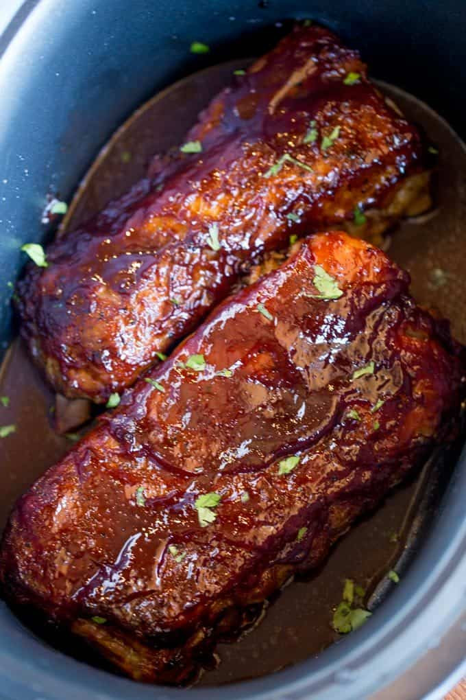Bbq Beef Ribs Slow Cooker
 Slow Cooker Barbecue Ribs Crockpot Ribs Dinner then