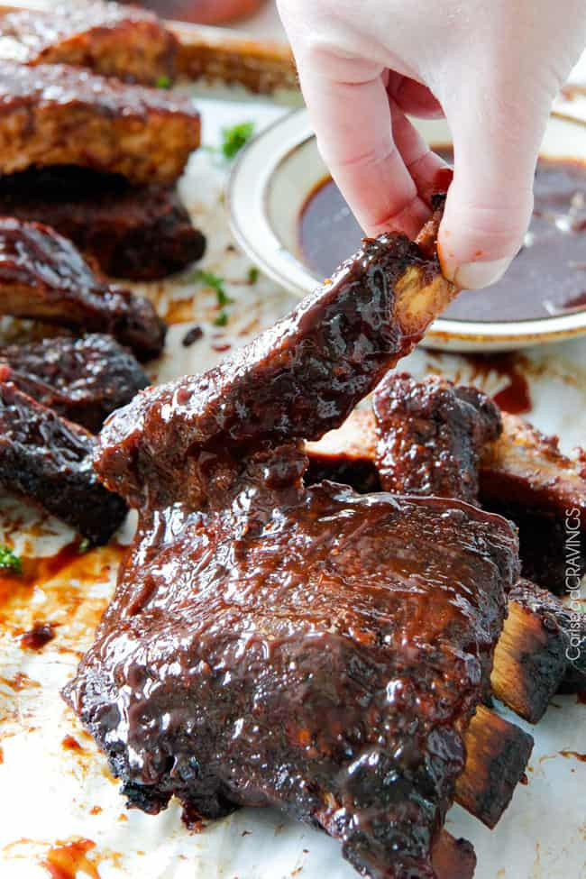 Bbq Beef Ribs Slow Cooker
 Slow Cooker Barbecue Ribs Video Carlsbad Cravings