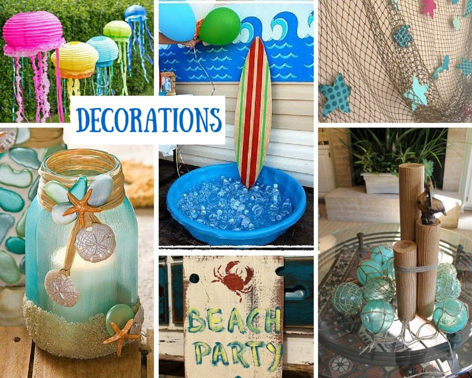 Beach Party Decoration Ideas For Adults
 Beach Party Ideas for Kids