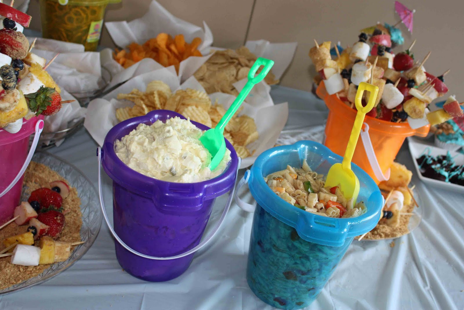 Beach Party Food Ideas Birthday
 Gourmet Mom on the Go Panini Beach Party & Giveaway