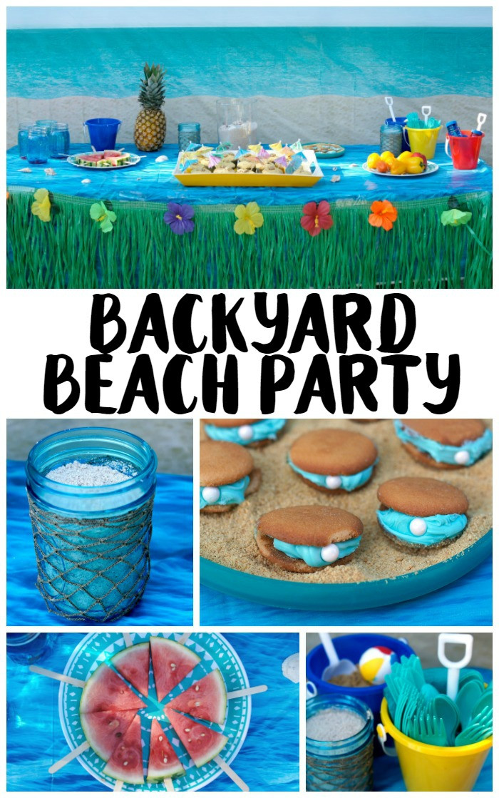 Beach Party Food Ideas Birthday
 Backyard Beach Party Ideas Not Quite Susie Homemaker
