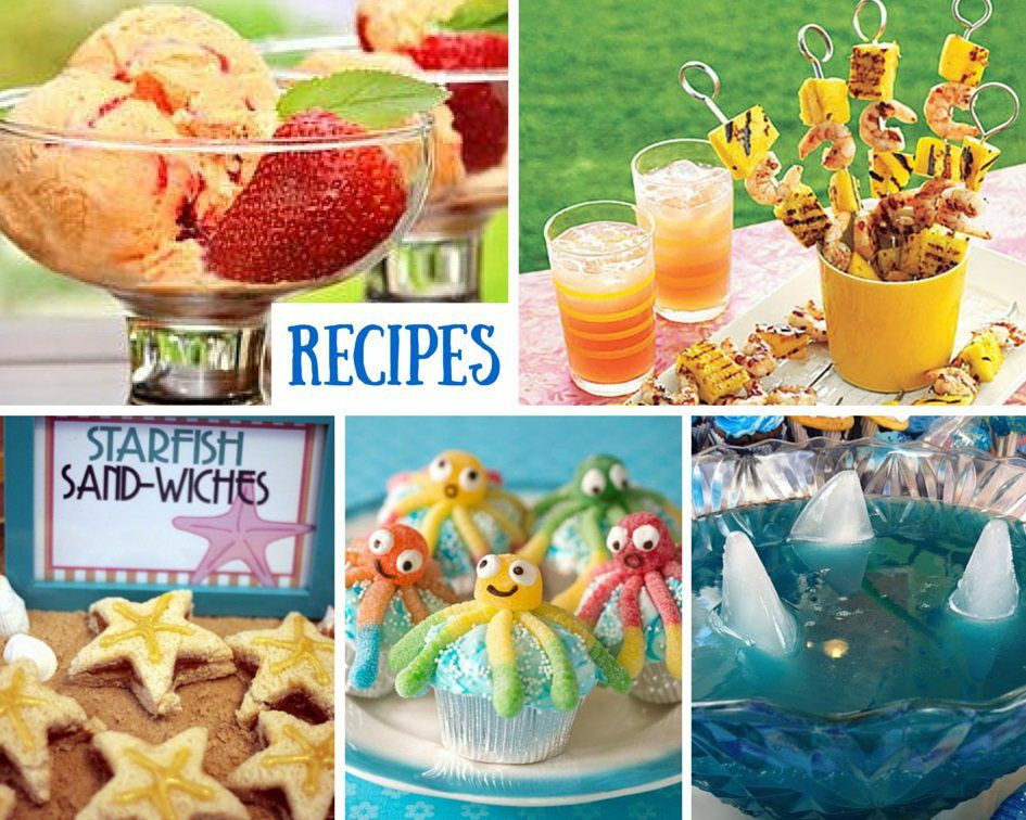 Beach Party Food Ideas Birthday
 Beach Party Ideas for Kids