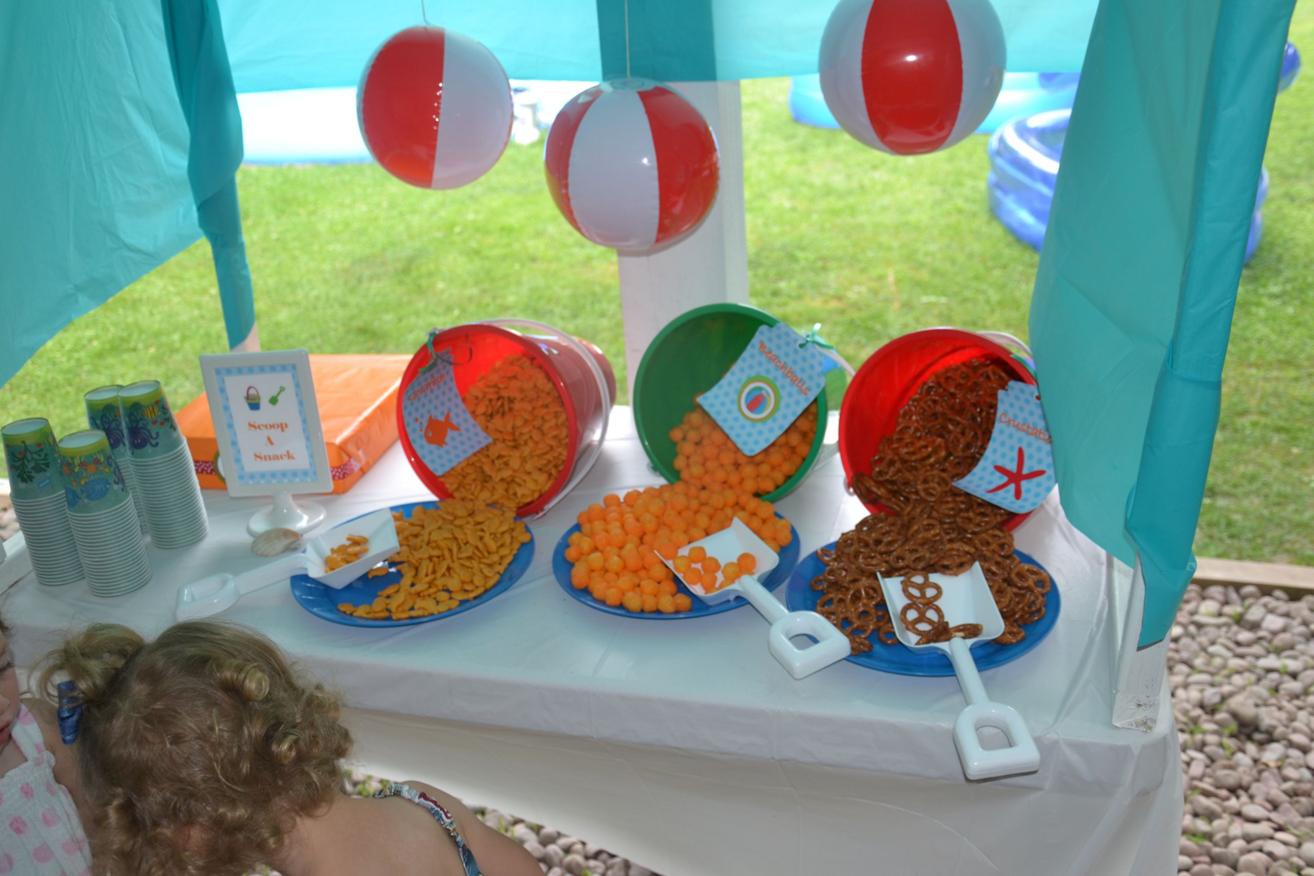 Beach Party Food Ideas Birthday
 Party on a Bud  Ideas for Serving Summer Snacks