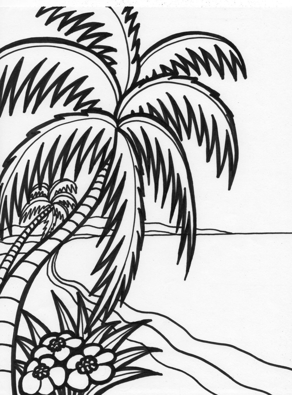 Beach Printable Coloring Pages
 Free Printable Beach Coloring Pages For Kids