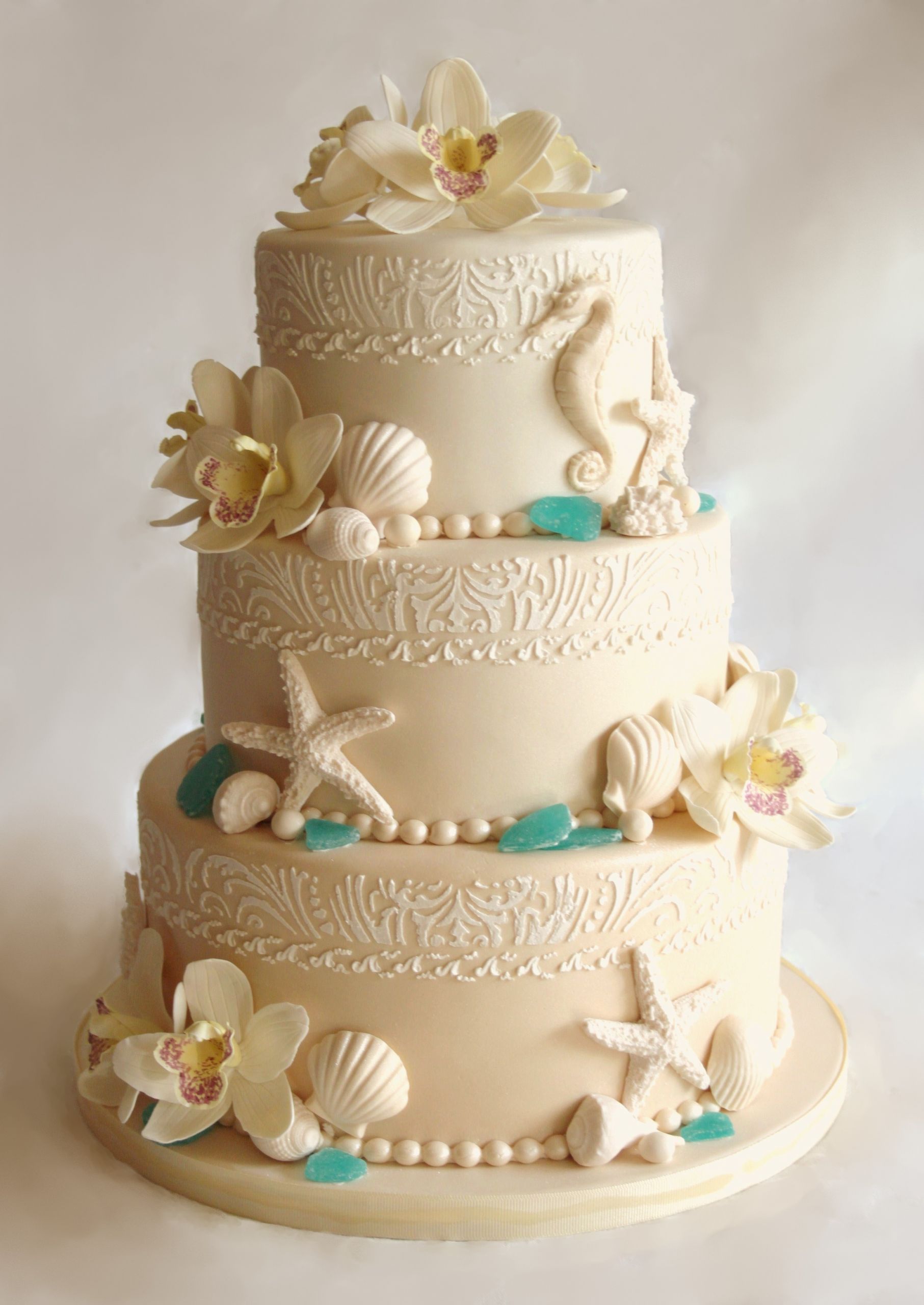 Beach Theme Wedding Cakes
 30 ULTIMATE WEDDING CAKES TO STEAL THE SHOW