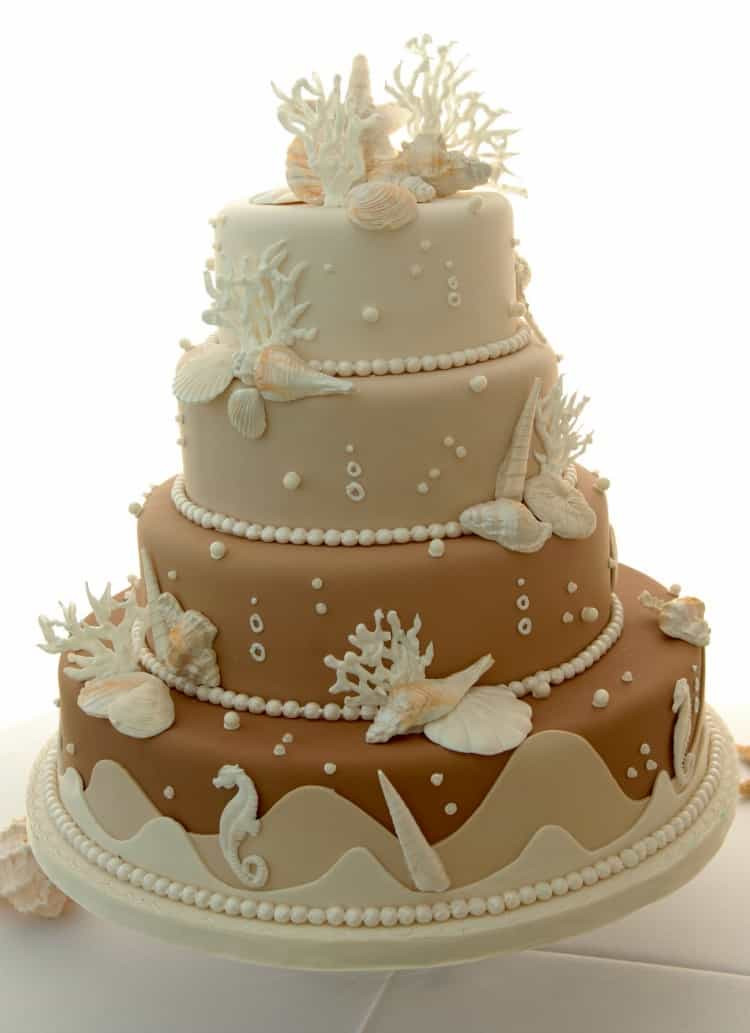 Beach Theme Wedding Cakes
 Beach Wedding Cake Ideas Destination Wedding Details