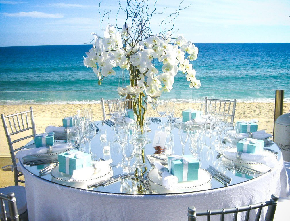Beach Theme Wedding
 Beach Centerpieces for Wedding Reception Wedding and