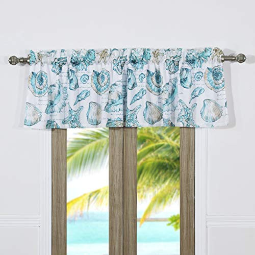 Beach Themed Kitchen Curtains
 Beach Valances Amazon