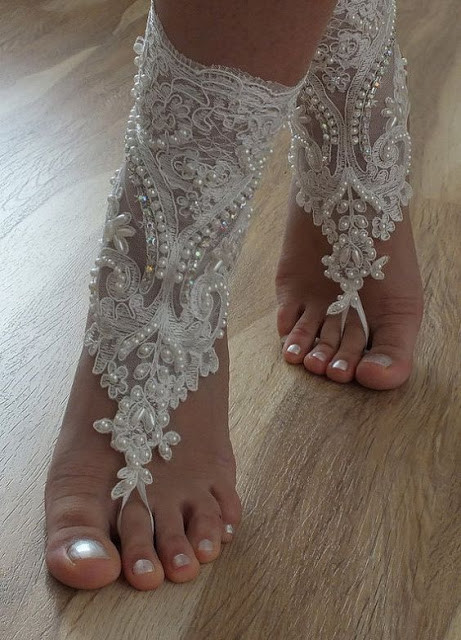 Beach Wedding Sandals For Bride
 Barefoot Wedding Sandal Inspiration for 2017 Hot