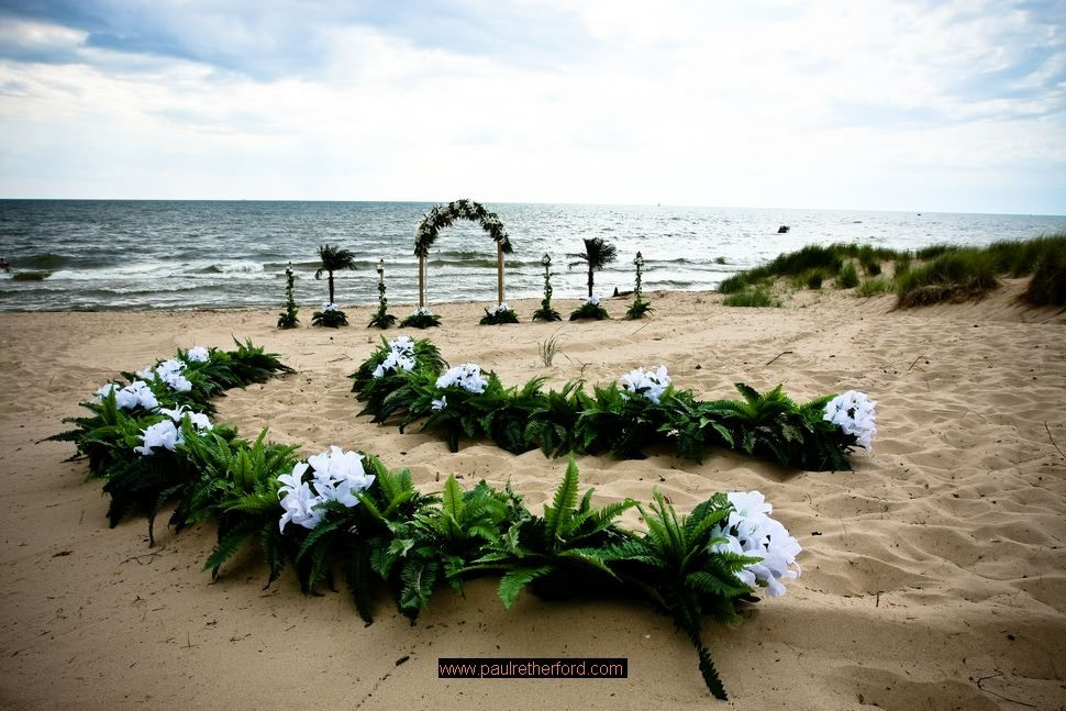 Beach Weddings In Michigan
 beach wedding on lake michigan Northern Michigan