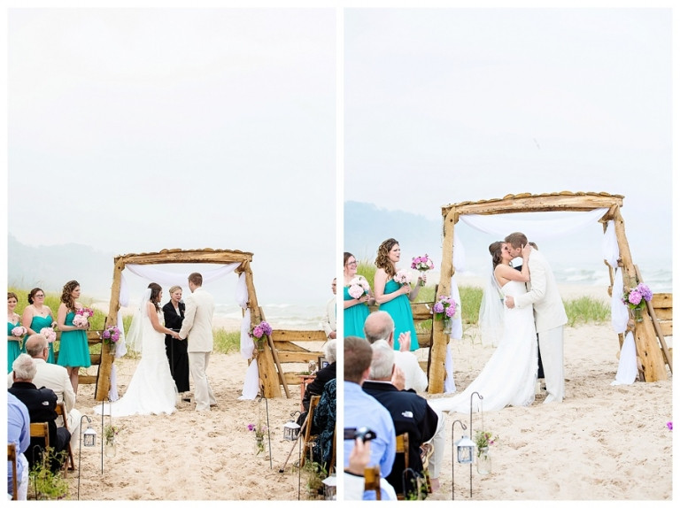 Beach Weddings In Michigan
 Elberta Beach Wedding