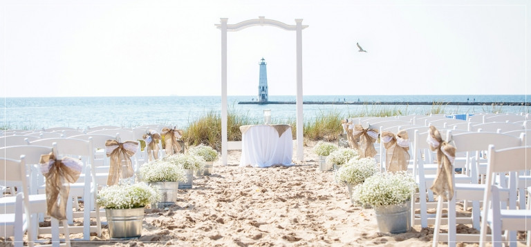 Beach Weddings In Michigan
 Lake Michigan Beach Weddings