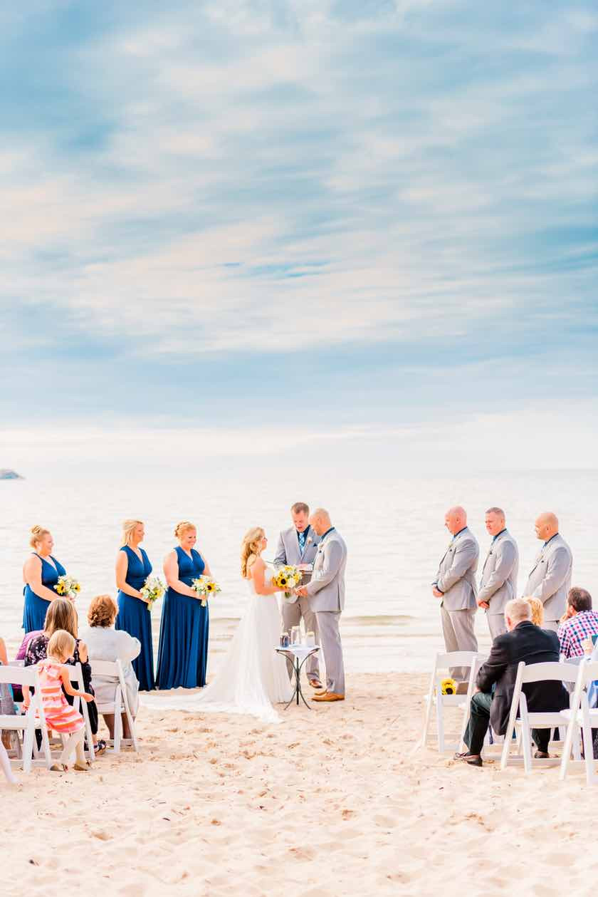 Beach Weddings In Michigan
 Lake Michigan Wedding Venues
