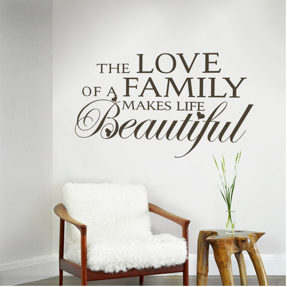 Beautiful Family Quotes
 Aliexpress Buy Family Quotes The Love of A Family