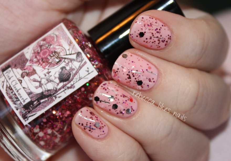 Beautiful Nails Sonoma
 rebecca likes nails Sonoma Nail Art Pink Clockwork