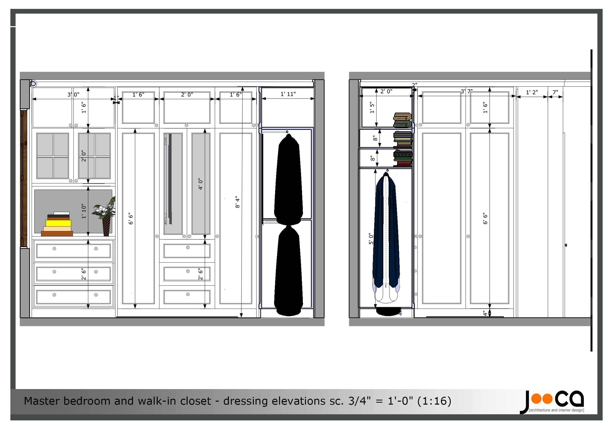 Bedroom Closet Dimensions
 walk in closet layout plan Recherche Google