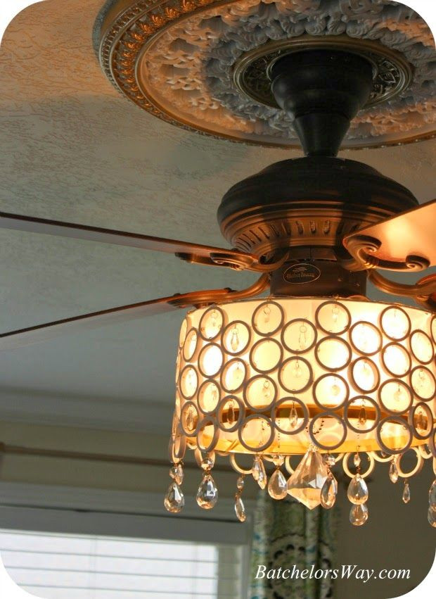 Bedroom Light Covers
 Chandelier Ceiling Fan Light Cover DIY Made with PVC pipe