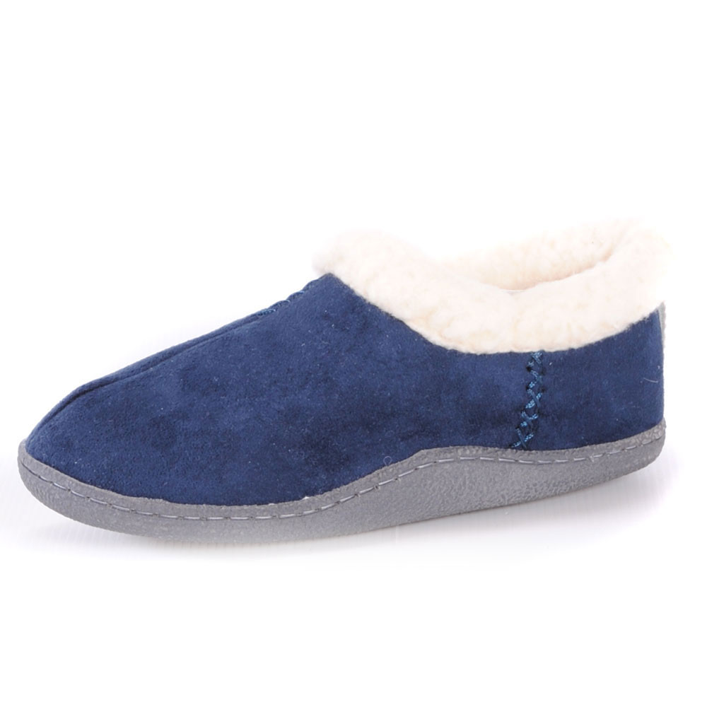 Bedroom Shoes Womens
 Fur Trim Lined Slip Low Boot Slippers Bedroom Shoes