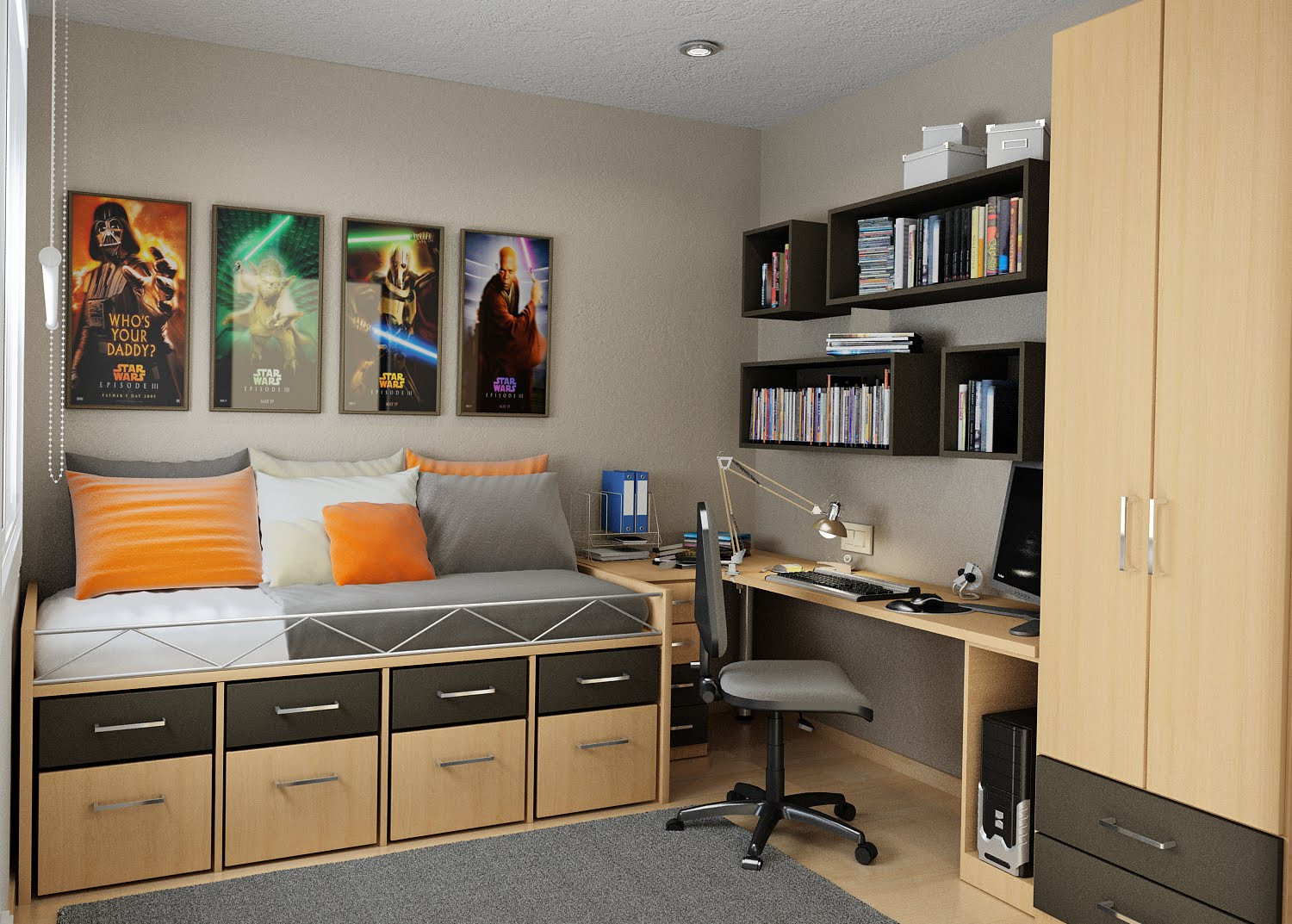 Bedroom Storage Solutions
 Small Bedroom Storage Solutions Designed to Save up Space