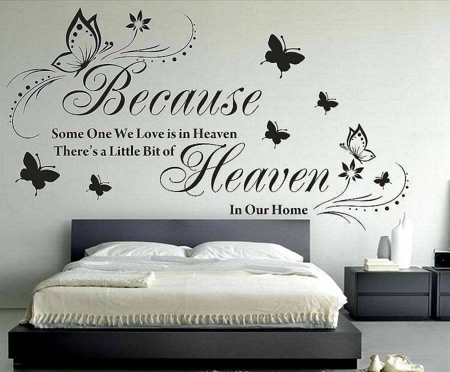 Bedroom Wall Decals Quotes
 Wall Sticker Quotes Bedroom Home Designs Insight Wall Art