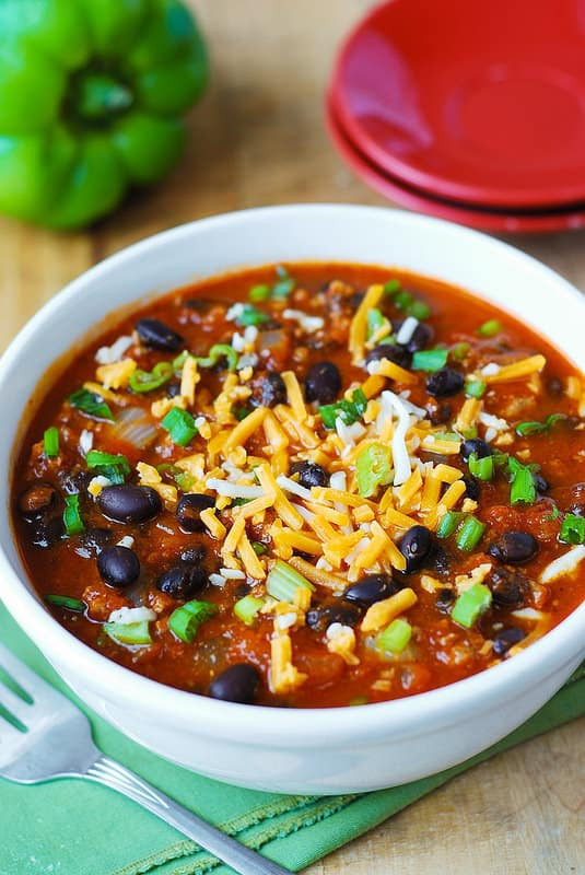 Beef And Bean Chili Recipe
 Pumpkin Chili with Beef and Black Beans