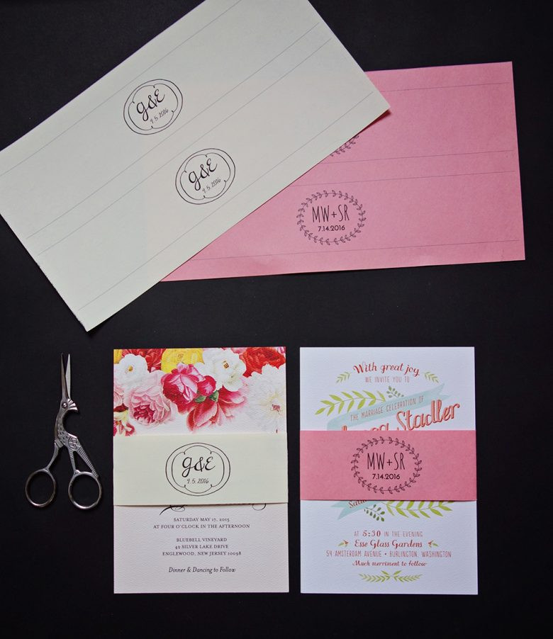 Belly Bands For Wedding Invitations
 Free Printable Belly Bands and Tags for Your DIY Invitations