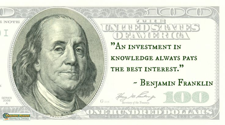 Ben Franklin Education Quotes
 Pin by TeacherPlanet on Quotes & Posters for the