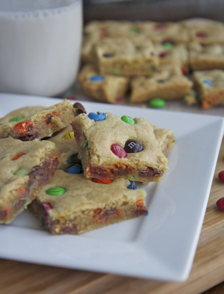 Best Bar Cookies
 Chewy M&M Cookie Bars Recipe The Best
