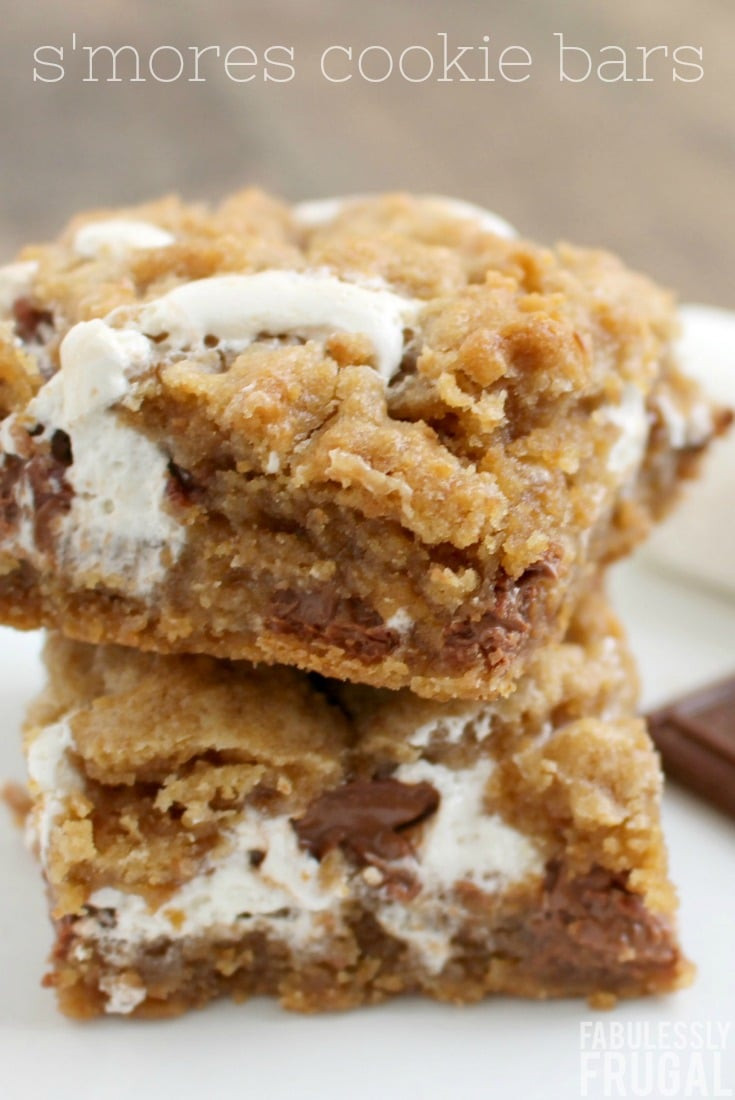 Best Bar Cookies
 Easy S mores Cookie Bars Recipe Fabulessly Frugal