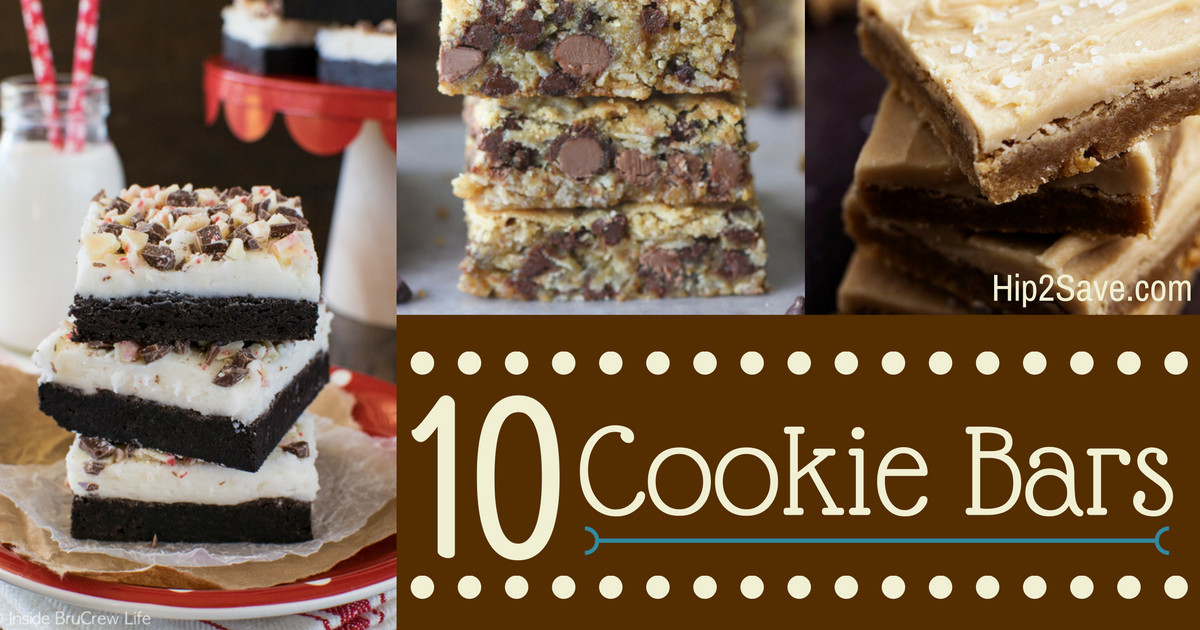 Best Bar Cookies
 10 Yummy Cookie Bar Recipes Hip2Save