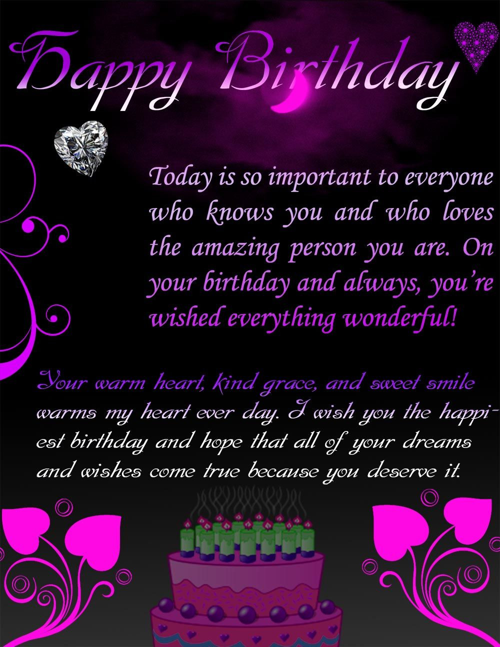 Best Cousin Birthday Quotes
 Free happy birthday ecard that you can send to your