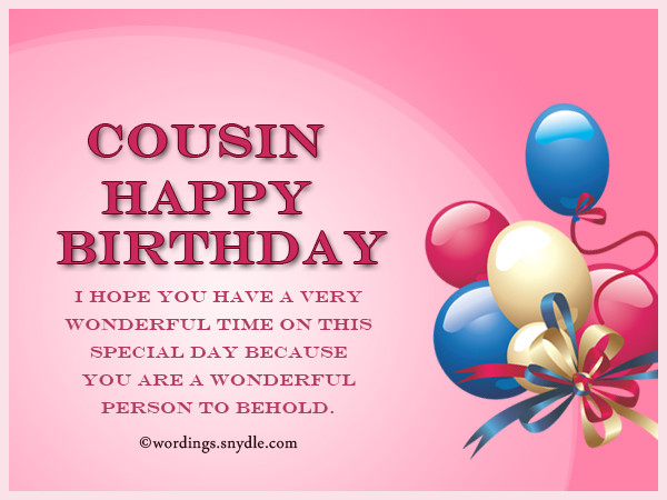 Best Cousin Birthday Quotes
 Birthday Wishes For Cousin – Wordings and Messages