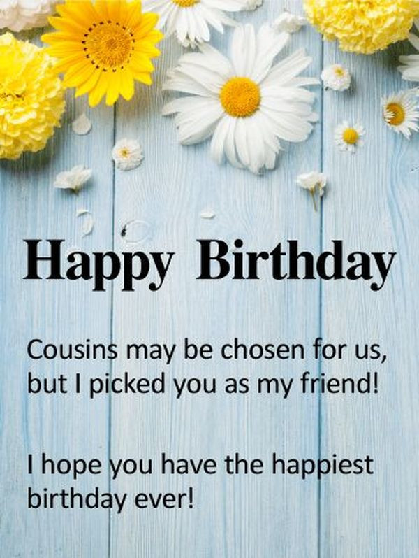 Best Cousin Birthday Quotes
 Happy Birthday Cousin Quotes Wishes and
